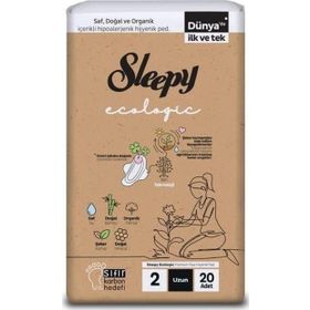 Sleepy Ecologic Premium Plus Uzun 20 Adet Hijyenik Ped