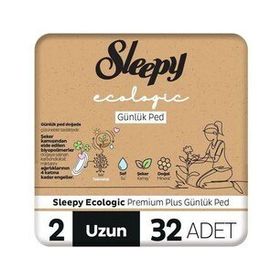 Sleepy Ecologic Premium Plus Uzun 32'li Günlük Ped