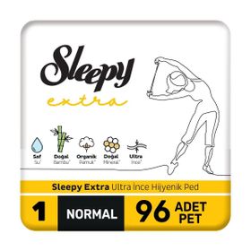 Sleepy Extra 96 Adet 2 Paket Ultra İnce Hijyenik Normal Mega Ped
