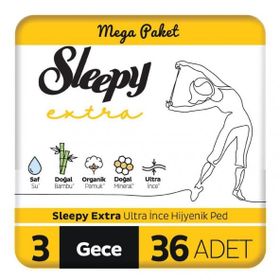 Sleepy Extra Gece 36'lı Ultra İnce Hijyenik Ped