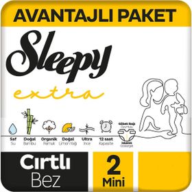 Sleepy Extra No:2 Mini 400 Adet Bebek Bezi