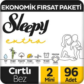 Sleepy Extra No:2 Mini 96 Adet Bebek Bezi