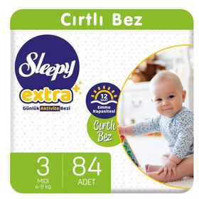 Sleepy Extra No:3 Midi 84 Adet Bebek Bezi
