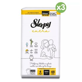 Sleepy Extra No:4 Maxi 144 Adet Külot Bebek Bezi