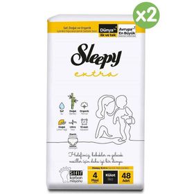Sleepy Extra No:4 Maxi 96 Adet Külot Bebek Bezi