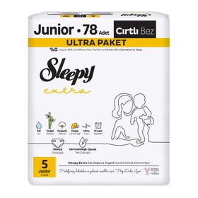 Sleepy Extra No:5 Junior 78 Adet Bebek Bezi