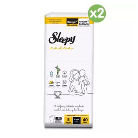 Sleepy Extra No:5 Junior 80 Adet Bebek Bezi