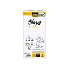 Sleepy Extra No:6 XLarge 11 Adet Bebek Bezi