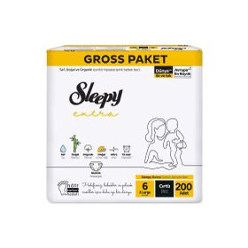 Sleepy Extra No:6 XLarge 200 Adet Bebek Bezi