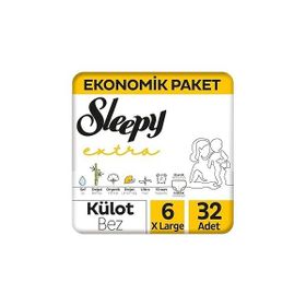 Sleepy Extra No:6 XLarge 32 Adet Külot Bebek Bezi