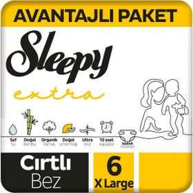 Sleepy Extra No:6 XLarge 46 Adet Bebek Bezi