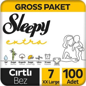 Sleepy Extra No:7 XXLarge 100 Adet Bebek Bezi