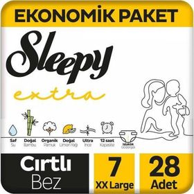 Sleepy Extra No:7 XXLarge 28 Adet Bebek Bezi