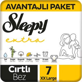 Sleepy Extra No:7 XXLarge 400 Adet Bebek Bezi