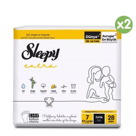 Sleepy Extra No:7 XXLarge 56 Adet Bebek Bezi