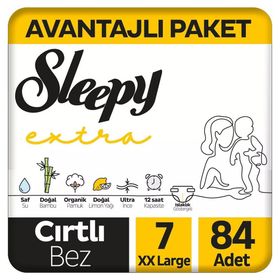 Sleepy Extra No:7 XXLarge 84 Adet Bebek Bezi