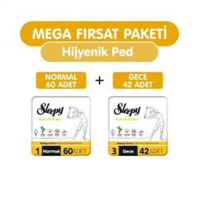 Sleepy Extra Ultra 102'lı İnce Mega Hijyenik Ped