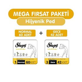 Sleepy Extra Ultra 102'lı İnce Mega Hijyenik Ped