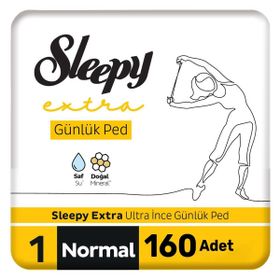 Sleepy Extra Ultra İnce 160 Adet Normal Günlük Ped