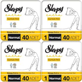 Sleepy Extra Ultra İnce 160 Adet Normal Günlük Ped