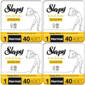 Sleepy Extra Ultra İnce 160 Adet Normal Günlük Ped
