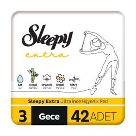 Sleepy Extra Ultra İnce 3 Gece 42'li Hijyenik Ped