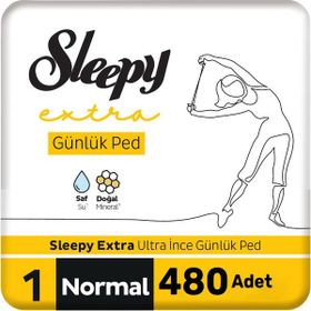 Sleepy Extra Ultra İnce 480 Adet Normal Günlük Ped