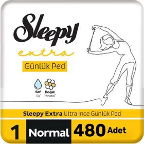 Sleepy Extra Ultra İnce 480 Adet Normal Günlük Ped