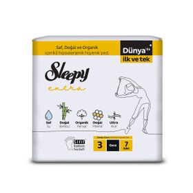 Sleepy Extra Ultra İnce Gece 7'lı Hijyenik Ped