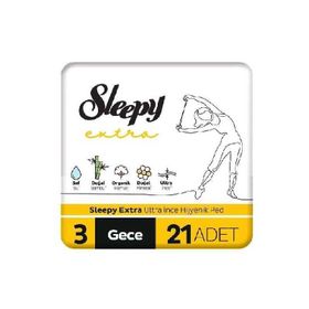 Sleepy Extra Ultra İnce Gece 7'lı Hijyenik Ped