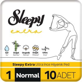 Sleepy Extra Ultra İnce Normal 10 Adet Hijyenik Ped