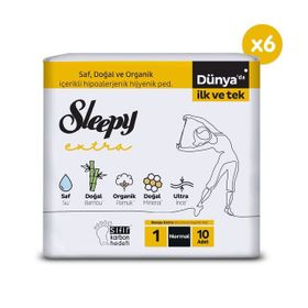 Sleepy Extra Ultra İnce Normal 6x10 Adet Hijyenik Ped