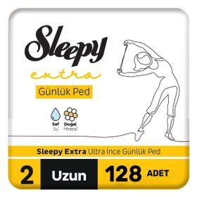 Sleepy Extra Ultra İnce Uzun 128 Adet Günlük Ped