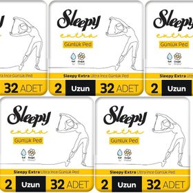 Sleepy Extra Ultra İnce Uzun 160 Adet Günlük Ped