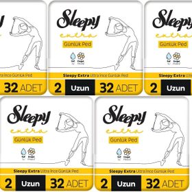 Sleepy Extra Ultra İnce Uzun 160 Adet Günlük Ped
