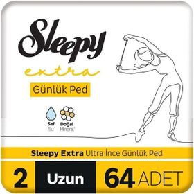 Sleepy Extra Ultra İnce Uzun 192 Adet Günlük Ped