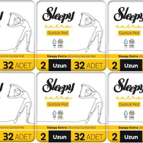 Sleepy Extra Ultra İnce Uzun 192 Adet Günlük Ped