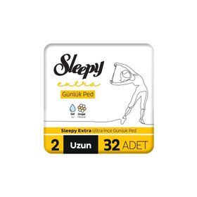 Sleepy Extra Ultra İnce Uzun 32 Adet Günlük Ped