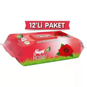 Sleepy Gül 90 Yaprak Islak Mendil (5 adet)