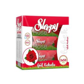Sleepy Gül Kokulu 50x3'lü 150 Yaprak Islak Havlu