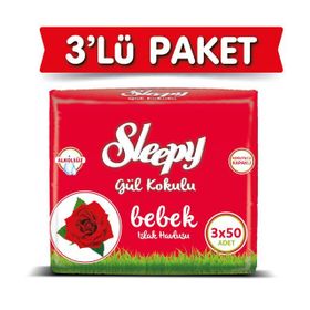 Sleepy Gül Kokulu 50x9'lu 450 Yaprak Islak Havlu