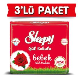 Sleepy Gül Kokulu 50x9'lu 450 Yaprak Islak Havlu