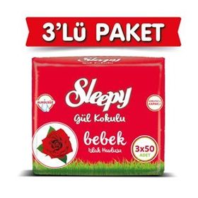 Sleepy Gül Kokulu 50x9'lu 450 Yaprak Islak Havlu