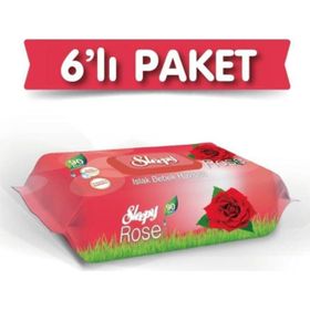 Sleepy Gül Kokulu 6x90 540 Yaprak Islak Havlu Mendil