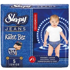 Sleepy Jeans No:5 Junior 24 Adet Külot Bebek Bezi