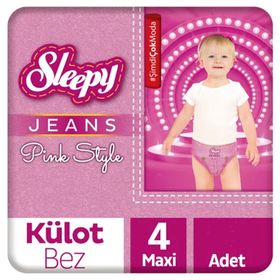 Sleepy Jeans Pink Style No:4 Maxi Külot Bebek Bezi