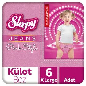 Sleepy Jeans Pink Style No:6 XLarge Külot Bebek Bezi