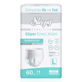 Sleepy Large Beden 60 Adet Süper Emici Külot
