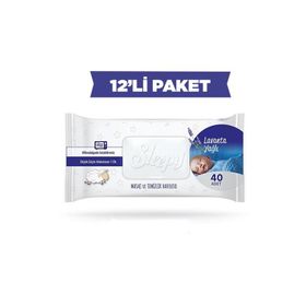 Sleepy Lavanta Yağlı 12x40 Adet Masaj ve Temizlik Havlusu