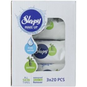 Sleepy Make Up 20'li 3 Adet Makyaj Temizleme Mendili